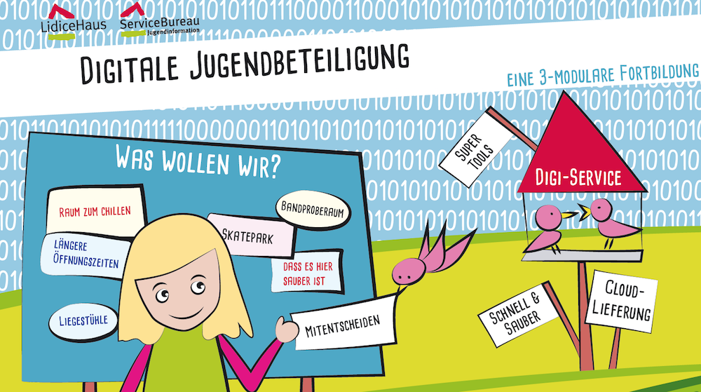 Das LidiceHaus in Bremen und das DKJS Programm jugend.beteiligen.jetzt bieten eine Fortbildung zum Thema digitale Jugendbeteiligung an